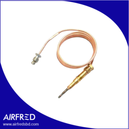 Termopar 1500 mm , tuerca M8 , cabeza M8 x 21 + 18 , horno de gas grill