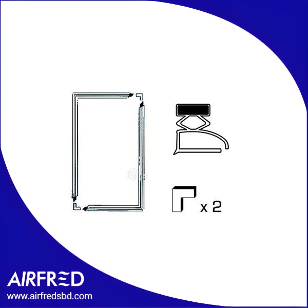 Junta magnética para puerta de frigorífico, SKU 00122049