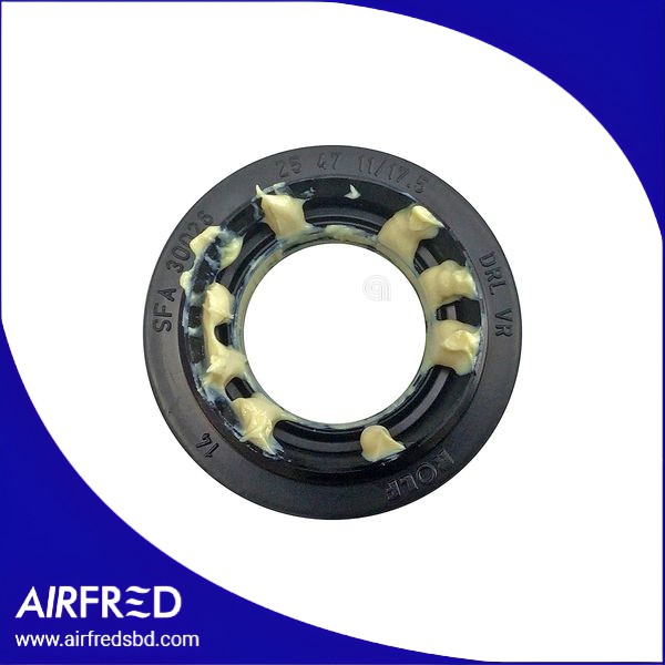 Anillo sellante de goma para lavadora, dimensiones 25x47x11/17.5, SKU 00124223