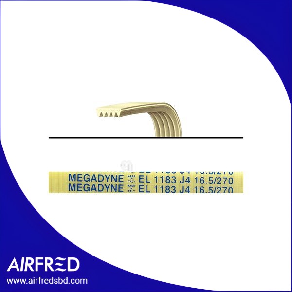 Correa de transmisión J4 1183 para lavadora 00126450