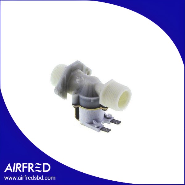 Válvula solenoide 1 vía para lavadora, rosca 3/4-3/4, SKU 00207051