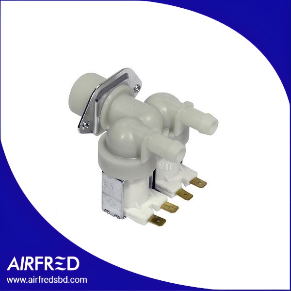 Solenoide de válvula 2 vías 12 mm para lavadora