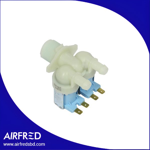 Válvula solenoide 2 vías para lavadora, 12 mm