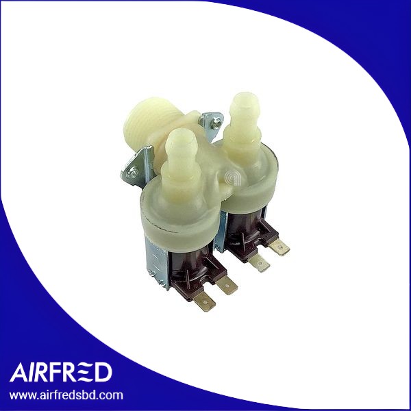 Solenoide de dos vías para lavadora, puerto de 12 mm