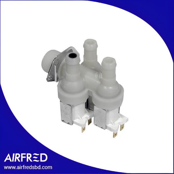Solenoide de válvula 3 vías 90° para lavadoras y lavavajillas 00209046