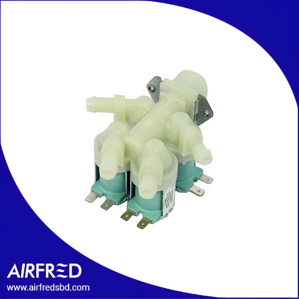 Válvula solenoide 4 vías para lavadora (SKU 00209309)
