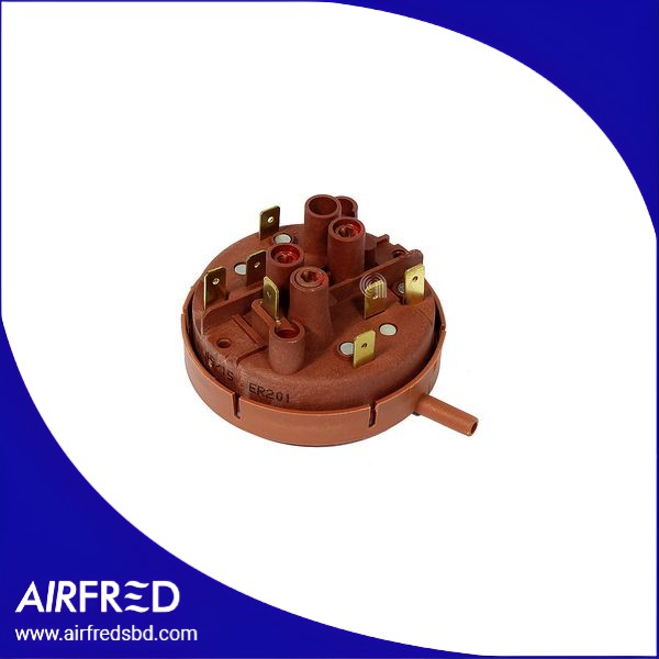 Interruptor de presión de dos niveles para lavadora.