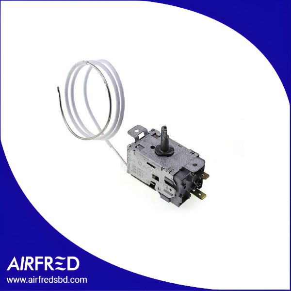 Termostato de frigorífico, componente de control de temperatura adaptable.
