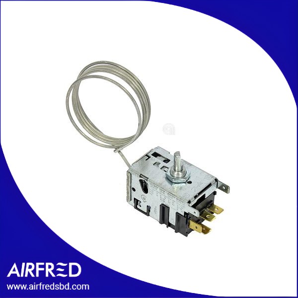 Termostato para frigorífico compatible con múltiples modelos.
