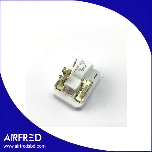 Relé adaptable para compresor de frigoríficos y congeladores