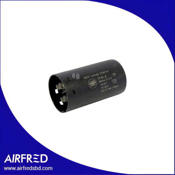 Condensador de arranque 53-64µF 250V para frigoríficos (SKU 00230070)