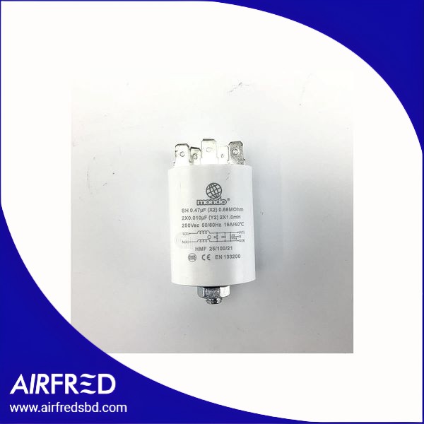 Filtro de ruido para lavadora, condensador 0,47 μF, con soporte