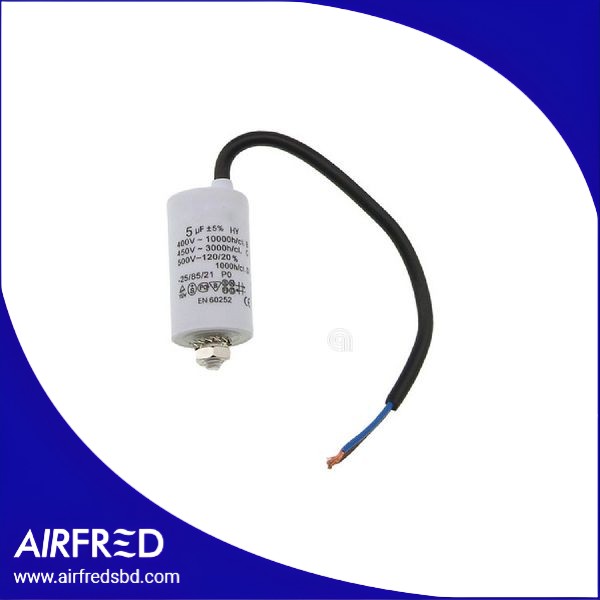 Capacitor con cable de 5µF para lavadoras