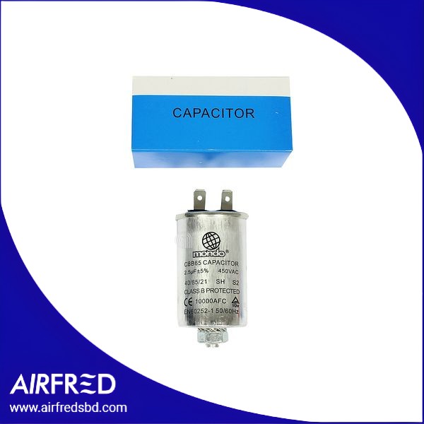 Capacitor metálico 2,5 μF para lavadora - SKU 00230301