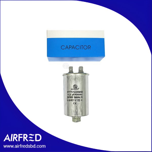 Capacitor metálico 12µF para lavadora, SKU 00230316