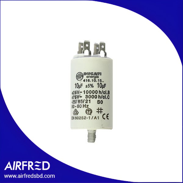 Capacitor 10µF universal para lavadora