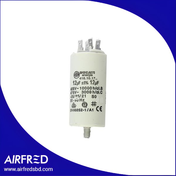 Capacitor 12UF para lavadora, SKU 00230409