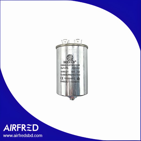 Capacitor metálico 30 μF para lavadora, SKU 00230518