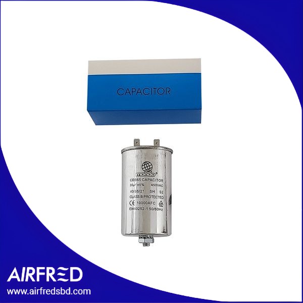 Capacitor metálico 35µF para lavadora