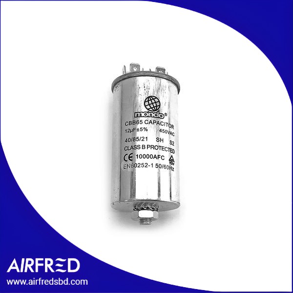 Capacitor CBB65 de 12 µF para lavadora, código 00230521
