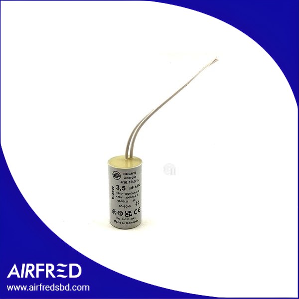 Capacitor con cable 3,5 μF para lavadoras, SKU 00230522