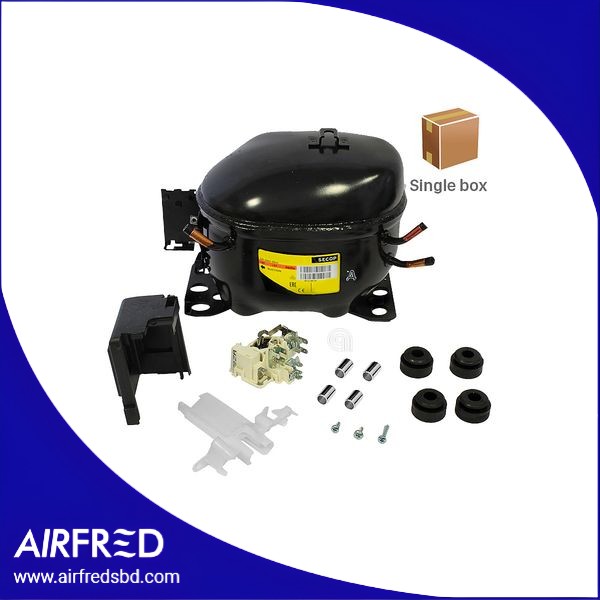 Compresor para frigorífico con gas R600a, código 00235207.