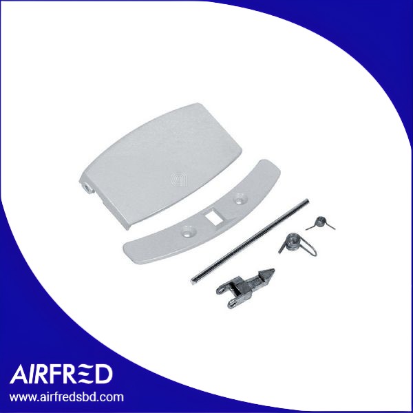 Manija de puerta para lavadora, color blanco, adaptable