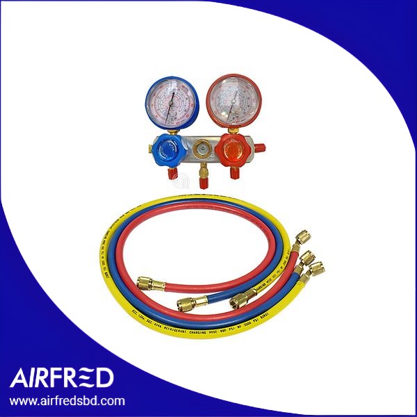 Conjunto de manómetros 2 vías 00521001 para sistemas de refrigeración