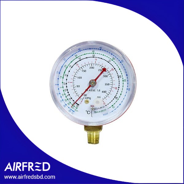 Manómetro de alta presión adaptable para refrigeración 00521056