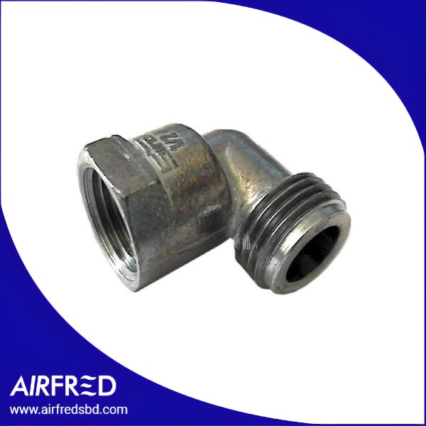 Codo de gas 1/2 pulgada con fondo plano