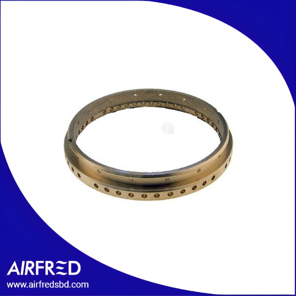 Corona de latón para hornilla de gas, modelo S4719, con doble orificio.