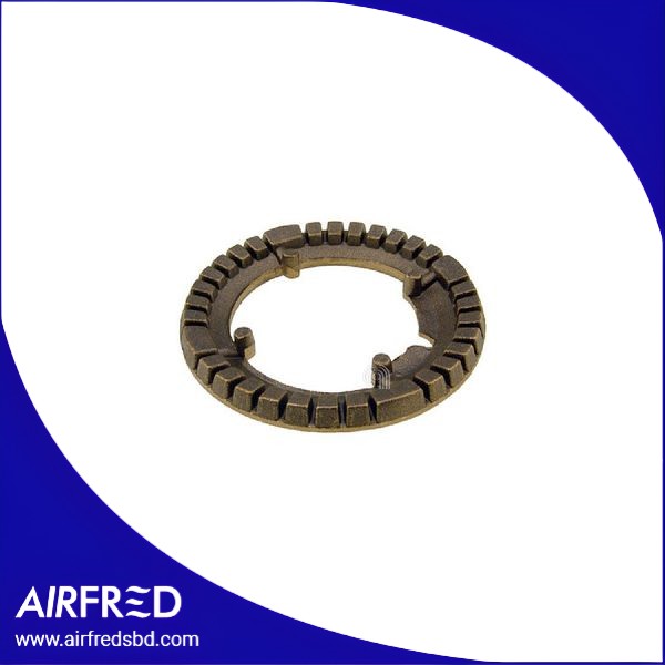 Corona en latón grande para difusor de llama en cocinas a gas