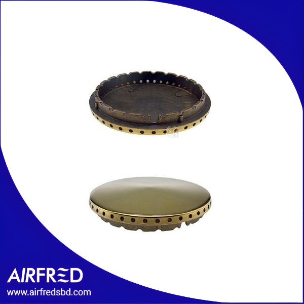 Spartifiamma en latón pulido para hornilla de gas 00532070