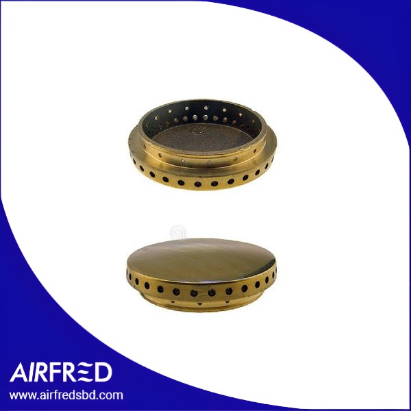 Spartifiamma en latón perforado lucido 00532259