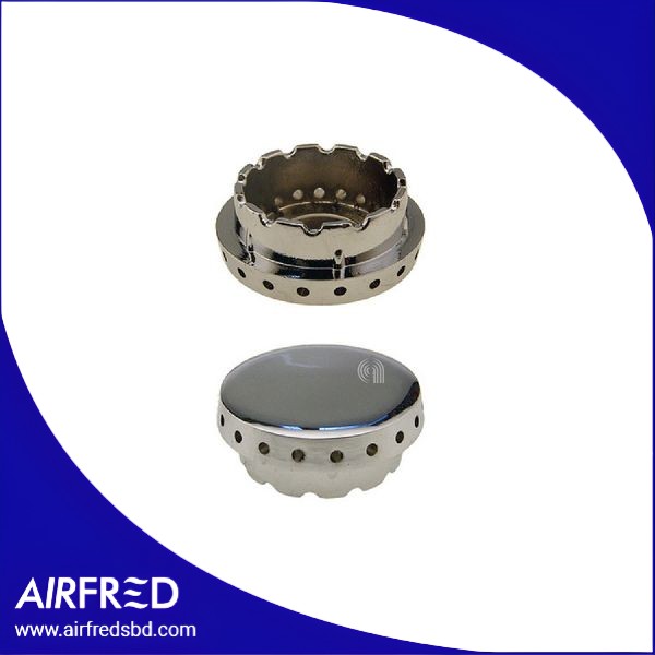 Dispersor de llama cromado Ottone para hornos y cocinas 00532402