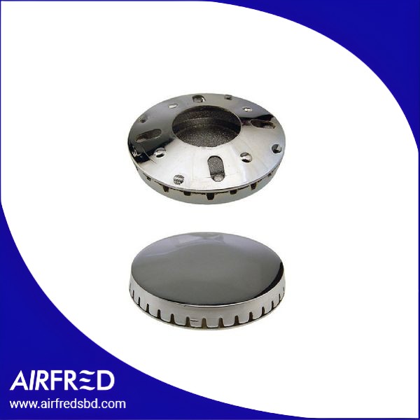 Dispersor de llama de latón cromado para cocinas a gas