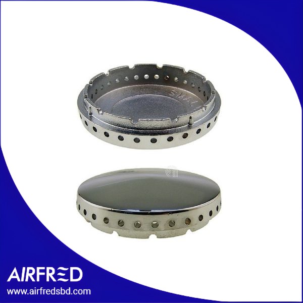 Difusor de llama de latón cromado para hornilla de gas