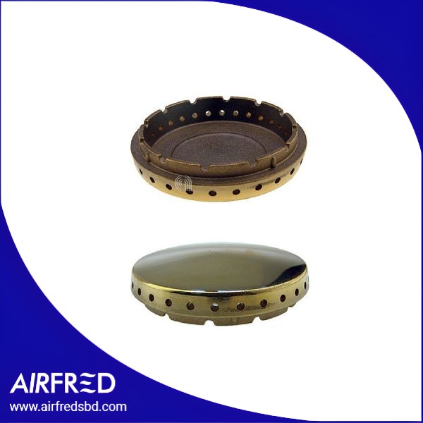 Spartifiamma en latón perforado para cocina a gas