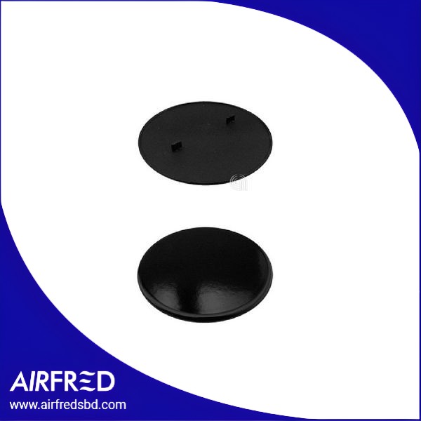 Piattello esmaltado negro para plancha de cocción; repuesto compatible. SKU 00532651