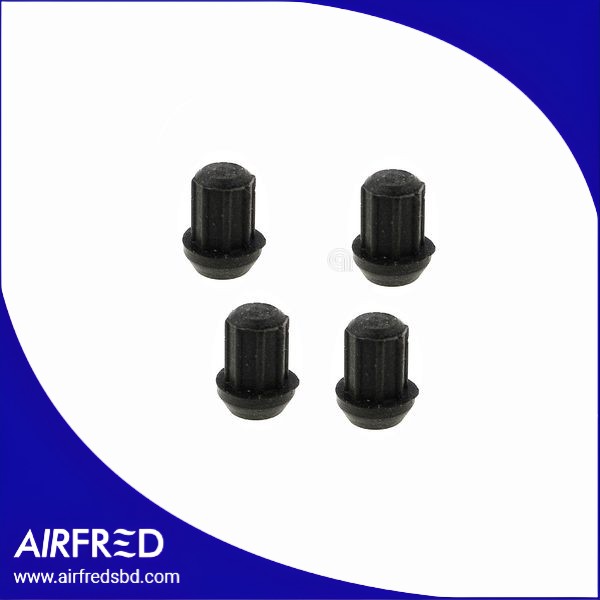 Kit de 4 pies de goma para rejilla de placa de cocción