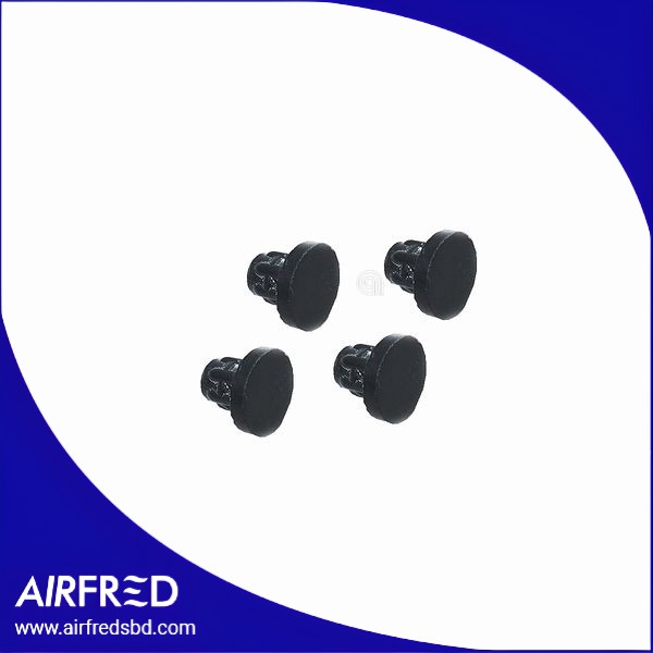 Conjunto de 4 pies de goma para rejilla de placa de cocción 00535328