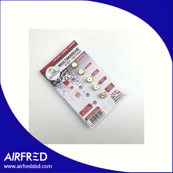 Conjunto de 5 inyectores de gas para hornos y cocinas, código 00537524.