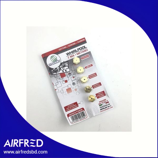 Conjunto de 5 inyectores de gas natural para hornilla de cocción 00537529