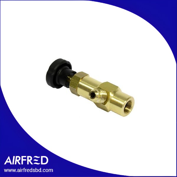 Válvula adaptable para gas R600 con roscas 1/4 SAE