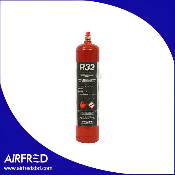 Cilindro de gas refrigerante R32 para sistemas de climatización