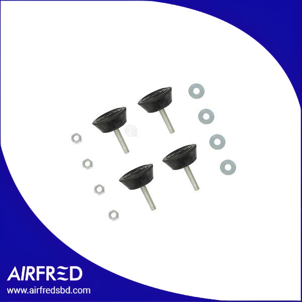 Kit antivibrantes para acondicionadores de aire, diámetro 45 mm, 4 piezas, SKU 00551402