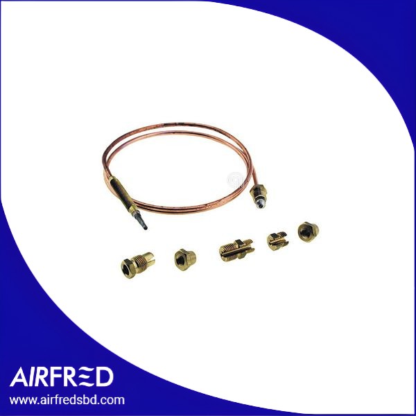 Kit de termocupla con conectores para placa de cocción 150 cm