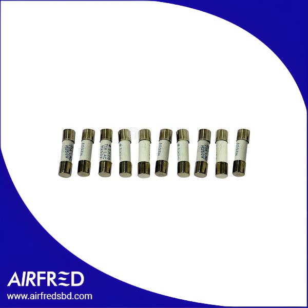 Fusible 5x20 mm, 1 A, pack de 10 piezas para microondas