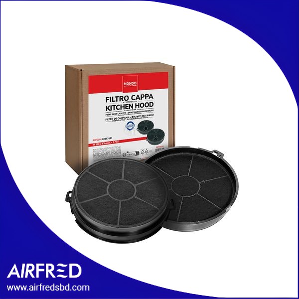 Par de filtros circulares de carbón para campana extractora