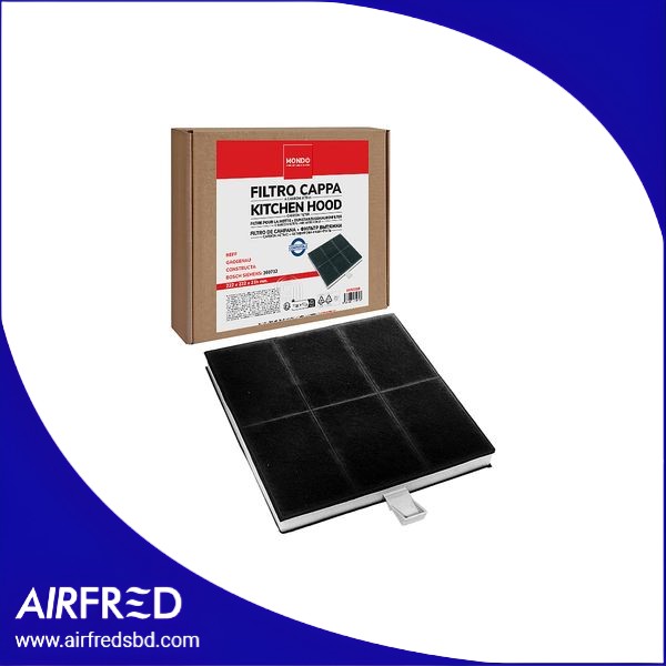 Filtro de carbón rectangular para extractores de campana, SKU 00701108